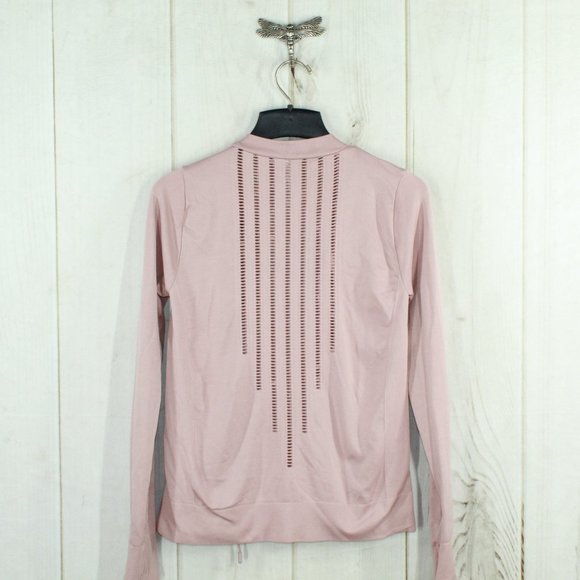 Marika Davis Tek Purple Seamless Perforated Stretch Full Zipper Jacket Size XS-S - Picture 11 of 12